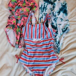 3 suit bundle. One piece